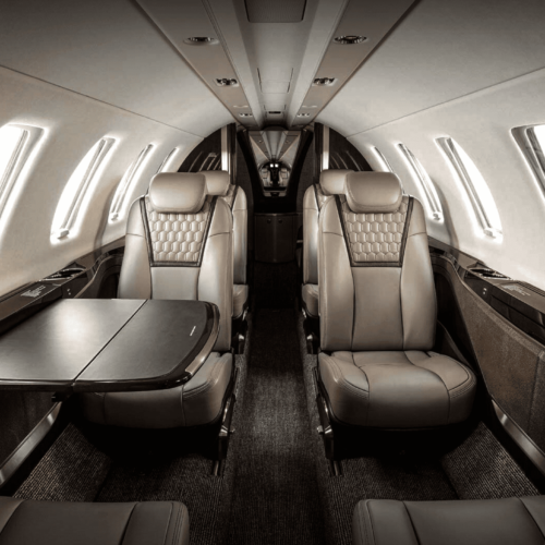 MK Partnair Fleet Private Citation CJ4 interior - Private Jet - Private plane