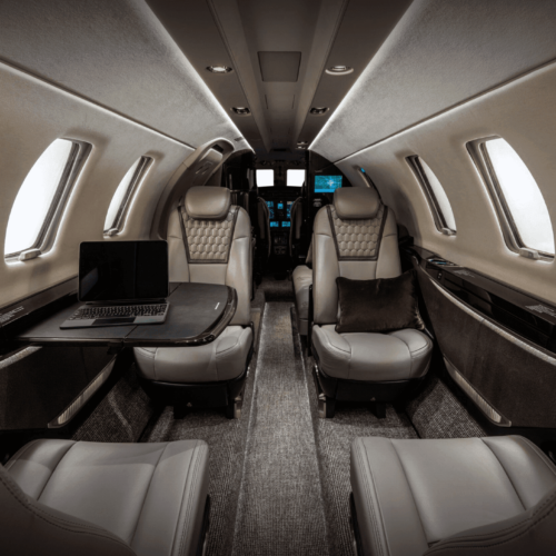 MK Partnair Fleet Private Citation CJ4 interior - Private Jet - Private plane