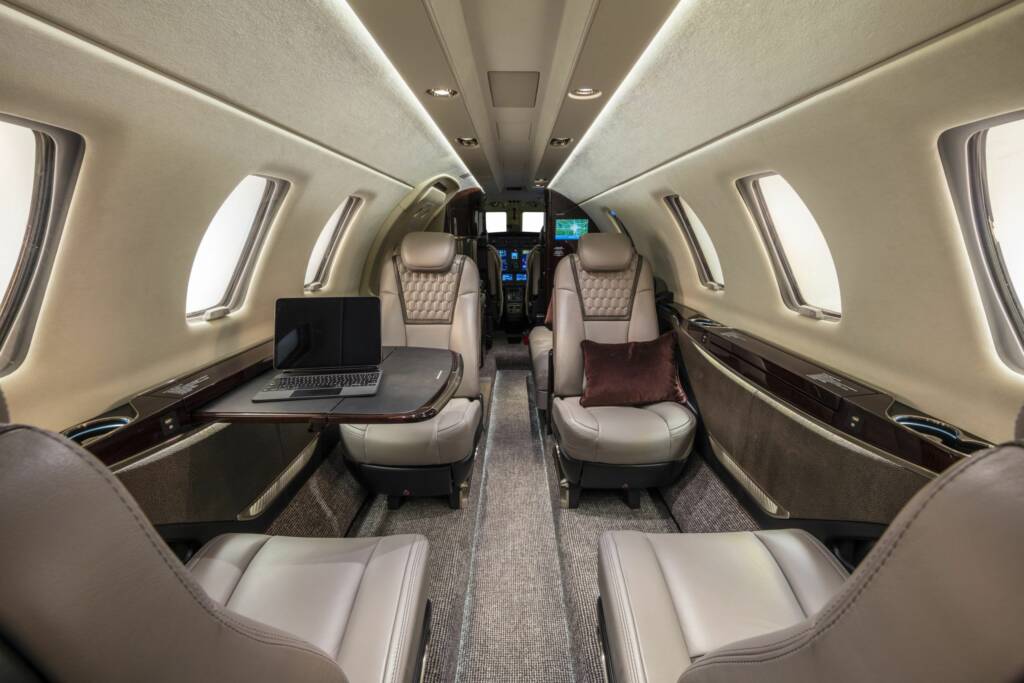 MK Partnair Fleet Private Jet Citation CJ4 Interior Cabin