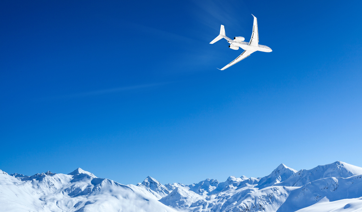 Louer un jet privé vers les plus belles stations de ski