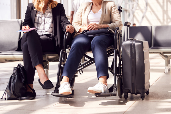 Prendre l'avion en fauteuil roulant