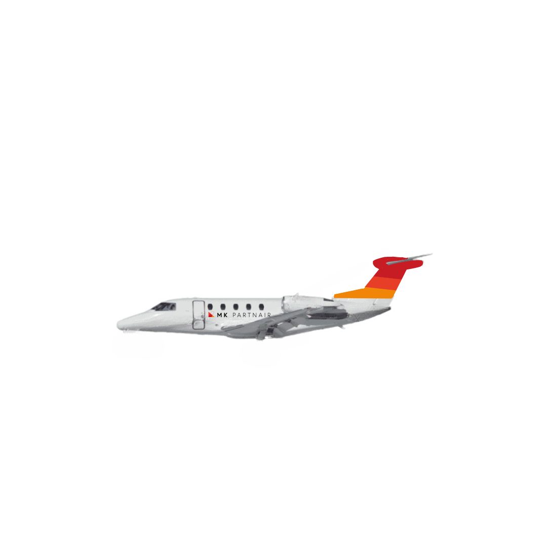 MK Partnair Fleet Private Jet Cessna Citation Citation VI-VII Cabin Layout