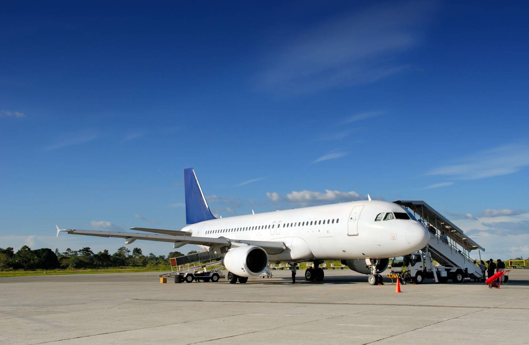 MK Partnair Picture Charter flight on tarmac