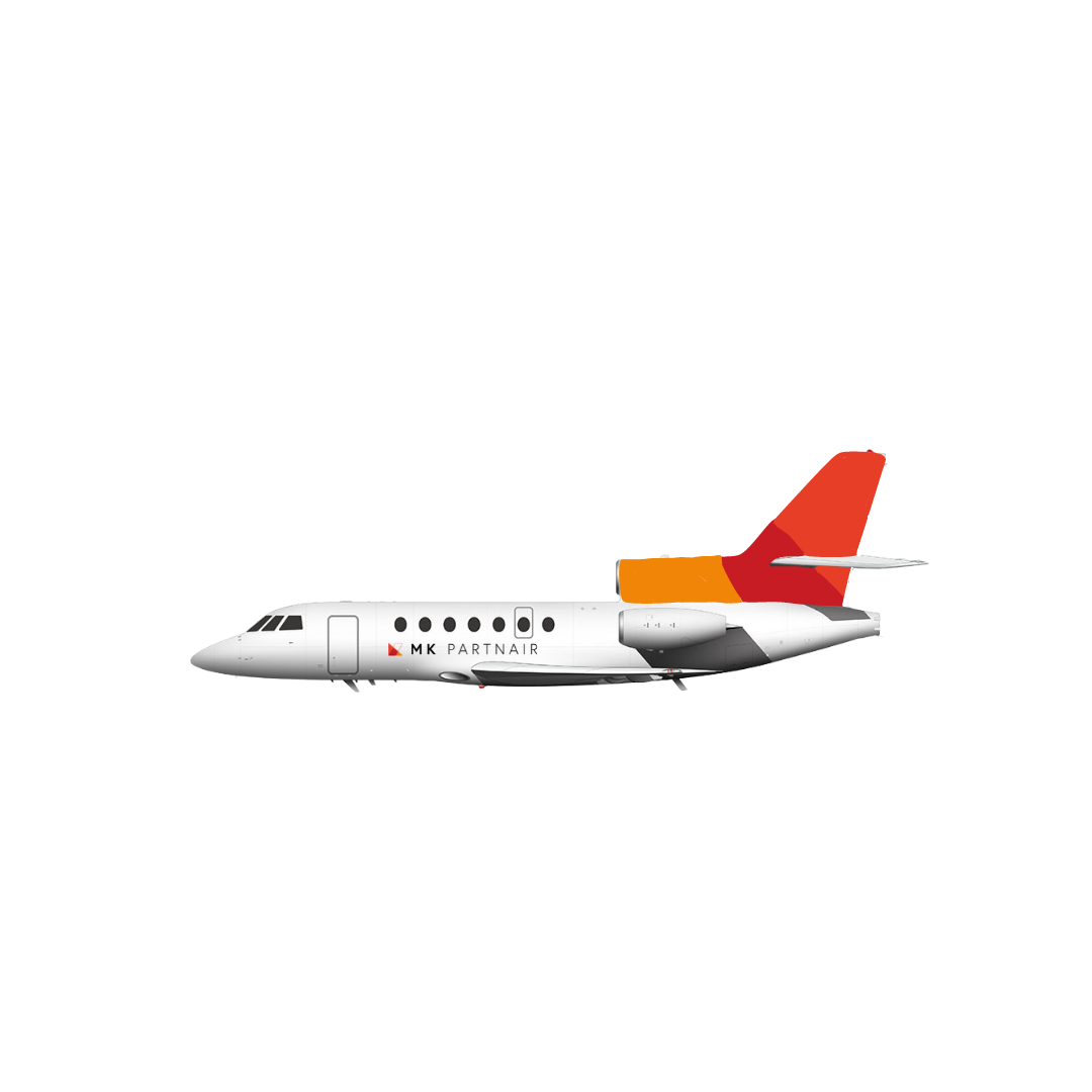 MK Partnair Fleet Private Jet Falcon 50X