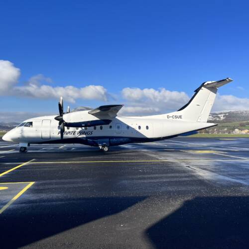 MK Partnair Fleet Airliner Dornier 328 Regional Jet Interior Cabin seat