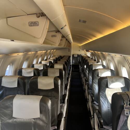 MK Partnair Fleet Airliner Dornier 328 Regional Jet Interior Cabin seat