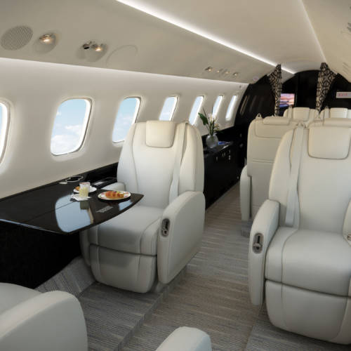 MK Partnair Fleet Private Jet Interior Legacy 650