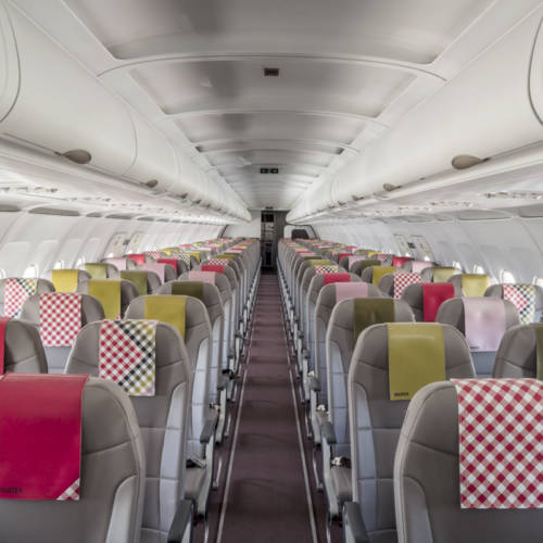 MK Partnair Fleet Airliner A319 Cabin Interior Seats