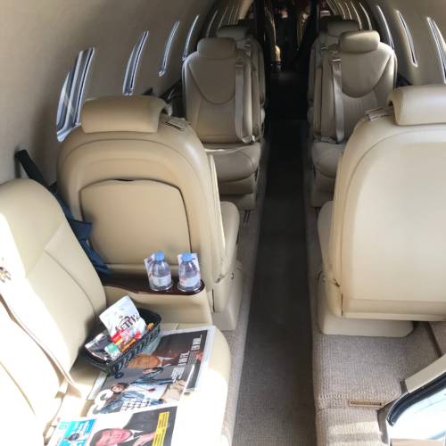 MK Partnair Fleet Private Jet Citation XLS Cabin Interior