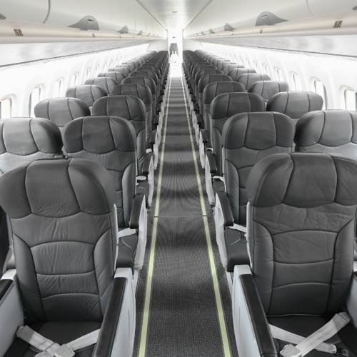 MK Partnair Fleet Airliner ATR 72 Interior