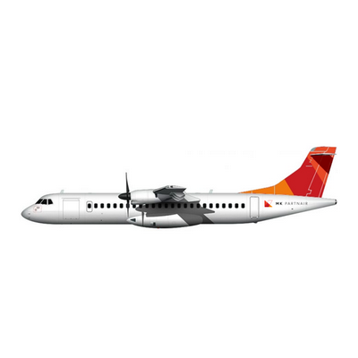 MK Partnair Fleet Airliner ATR 72 Flat Icon