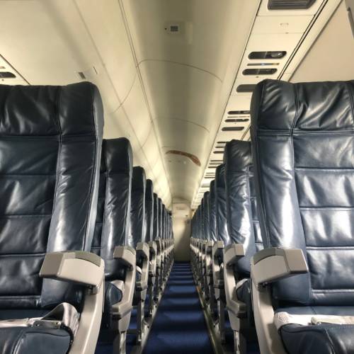 MK Partnair Fleet Airliner Embraer ERJ 145 Regional Jet Cabin Interior