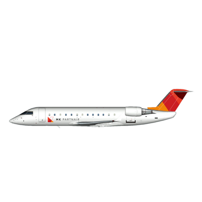 MK Partnair Fleet Private Jet Challenger 850 Flat icon