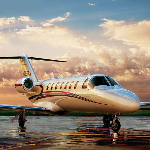 MK Partnair Fleet Private Jet Cessna Citation CJ3 Exterior Tarmac