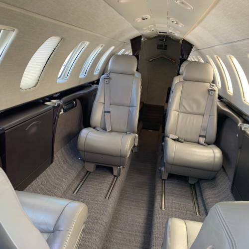 MK Partnair Fleet Private Jet Cessna Citation CJ3 Cabin Interior