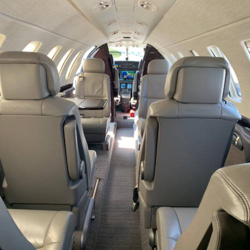 MK Partnair Fleet Private Jet Cessna Citation CJ3 Cabin Interior
