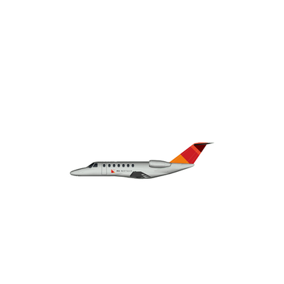 MK Partnair Fleet Private Jet Citation CJ3 Flat icon