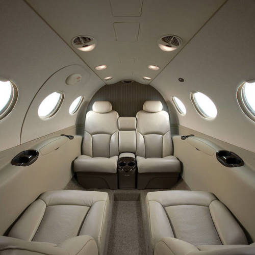 MK Partnair Fleet Private Jet Cessna Citation Mustang Interior