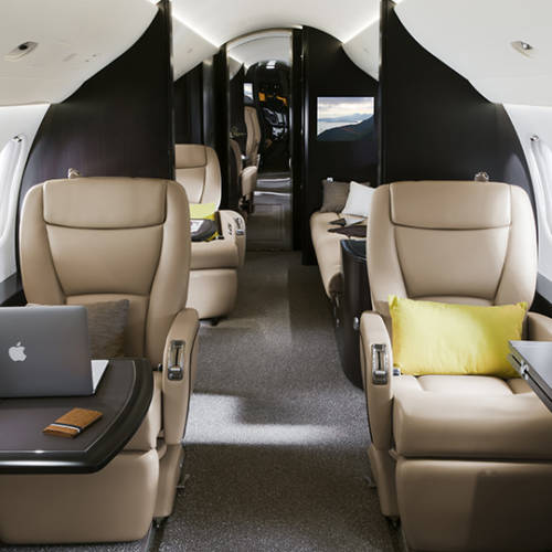 MK Partnair Fleet Private Jet Dassault Falcon 7X Cabin Interior