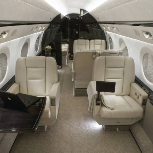 MK Partnair Fleet Private Jet Gulfstream G550 Cabin Interior