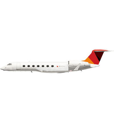 MK Partnair Fleet Private Jet G550 Flat icon