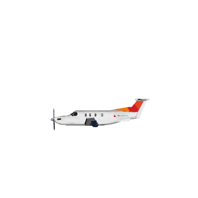 MK Partnair Fleet Private Jet Pilatus PC12 Flat icon