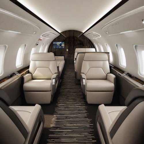 MK Partnair Fleet Private Jet Challenger 650 Interior