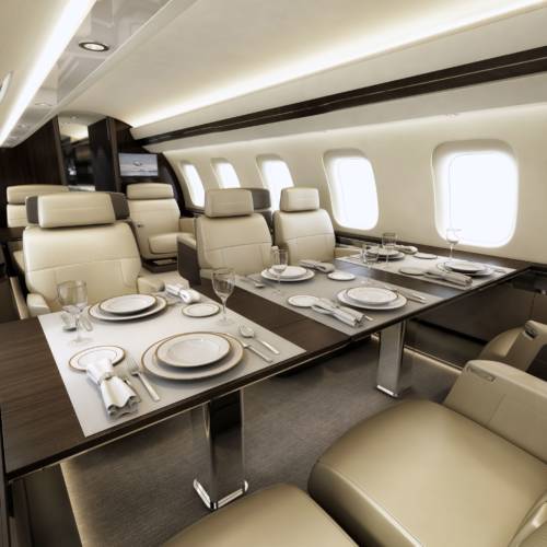 MK Partnair Fleet Private Jet Global 7500 Interior