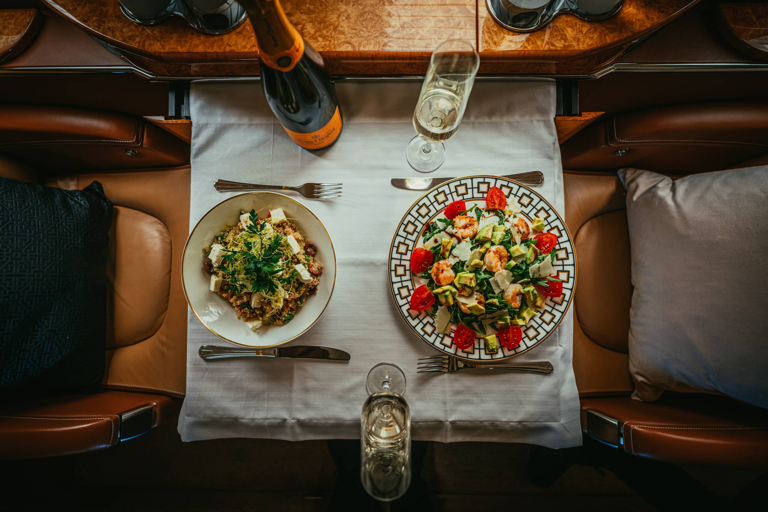 La gastronomie à bord d’un jet privé les-aliments-les-plus-consommes-dans-les-jets-prive - MK Partnair-louer-jet-privé
