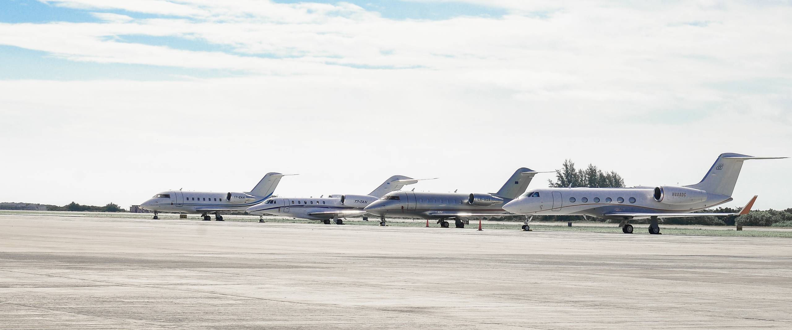 MK Partnair Picture Tarmac Airport Maldive Private Jet static