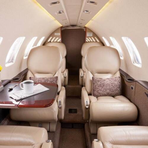 MK Partnair Fleet Private Jet Citation Bravo Interior Cabin